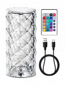 Светильник настольный декоративный ночник RGB Огонёк OG-LDP32